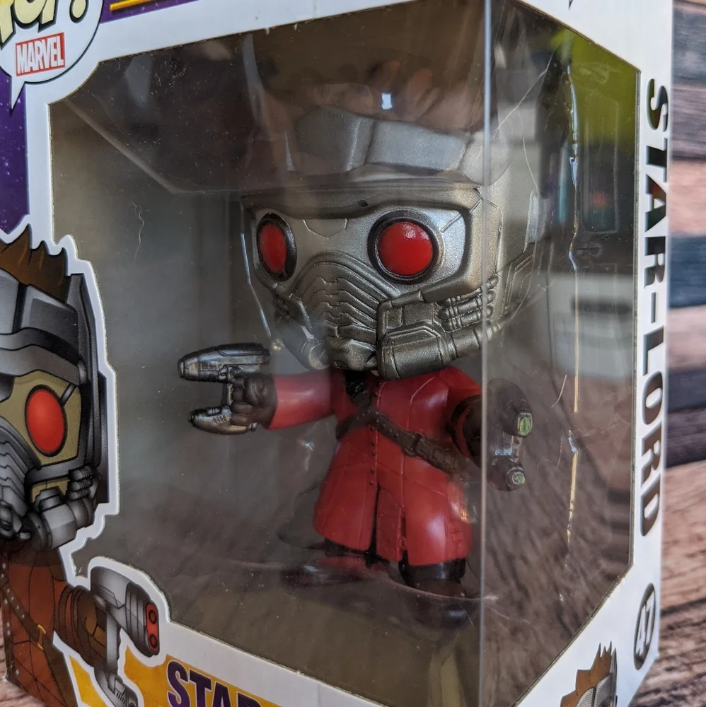Funko Pop Marvel Guardians of the Galaxy Star Lord #47 - Picture 5 of 5